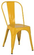 RELIX fém szék, sárga - Étkezőszék