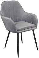 Jídelní židle VALERY set 2 ks šedá - Jídelní židle