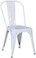Kovová stolička RELIX biela - Jedálenská stolička