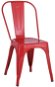 Kovová židle RELIX červená - Jídelní židle