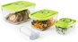 Status 4-piece Vacuum Container Set, GLASS, GREEN - Food Container Set