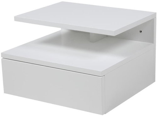 Bedside table Alison, 35 cm, white - Night Stand - Main image