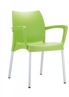 Dining chair with armrests Dolly (SET 2 pcs) green - Dining Chair