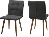 Dining chair Fredy (SET 2 pcs) gray - Dining Chair