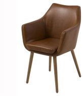 Marte Conference Chair with Armrests, Brown - Conference Chair 