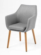 Marte Conference Chair with Armrests Grey - Conference Chair 