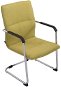 Conference chair with armrests Hudson textile green - Conference Chair 