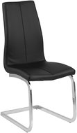 Salome Dining Chair on Spring Base (SET 2 pcs), Black - Dining Chair