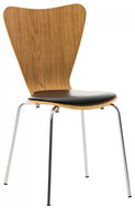 Story plywood chair, oak / black - Dining Chair