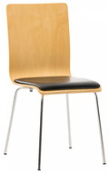 Pepino plywood dining chair, beech / black - Dining Chair