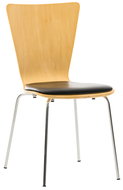Jacob plywood dining chair, beech / black - Dining Chair