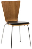 Jacob plywood dining chair, oak / black - Dining Chair
