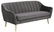 Jaellyn sofa, 183 cm, dark gray - Couch