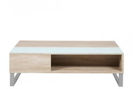 Coffee Table Keyon, 110cm, Oak/White - Coffee Table