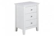 Lonny Side Table, 62.8cm, White - Night Stand