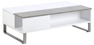 Coffee table Keyon, 110cm, Oak/White - Coffee Table