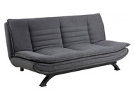 Sofa with folding backrest Sharon, 196 cm, light gray - Couch