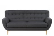 Mao 3-seater sofa, dark gray - Couch