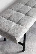 Dining bench Deph, 100 cm, gray - Bench