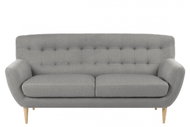 Mao 3-seater sofa, light gray - Couch