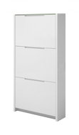 Shoe Rack with 3 Drawers Folding Belin, 122cm, White - Shoe Rack