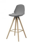 Aslo bar stool, gray - Bar Stool