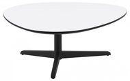 Baddy Coffee Table, 84cm, White/Black - Coffee Table