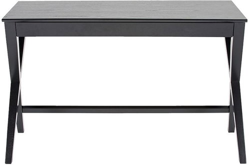 Work table with Trixy drawer, 120 cm, black - Desk - Main image