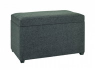 Monty Storage Stool, 65cm, Dark Grey - Ottoman