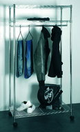 Waldo mobile hanger with 3 shelves, 187 cm - Clothes Hanger