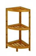 Corner Shelf Willis, 76cm, Bamboo - Shelving Unit