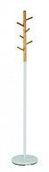 Dylan Stand Coat Rack, 175cm, White/Bamboo - Coat Hanger