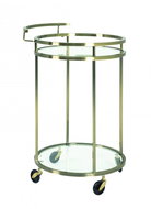 Corey Serving Table, 75cm, Bronze - Food Serving Trolley