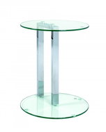 Dozz side table, 50 cm, chrome - Side Table