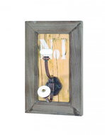 Elwood Wall Coat Rack, 21cm, Multicoloured - Coat Hanger