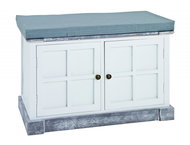 Eddy Bench, 70cm, White - Bench