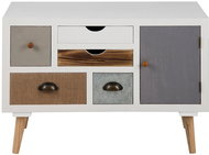 Thess Chest of Drawers with 5 Drawers and Door, 81cm - Chest of Drawers