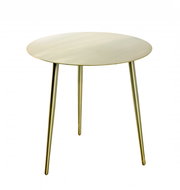Side table Fabio I, 45 cm, gold - Side Table