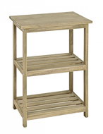 Yuri Rack with 3 Shelves, 62cm, Oak - Shelving Unit