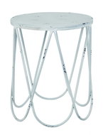Armin Side Table, 45cm, White - Side Table