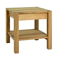 Molk Bedside Table, 43cm, Oak - Night Stand
