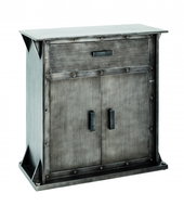 Mortens Furniture Komoda Trident, 75 cm, antracitová  - Komoda