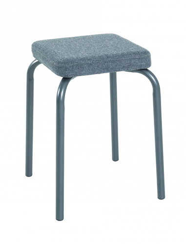 Cabo Chair, 49cm, Grey - Stool - Main image