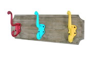 Colour Wall Coat Rack, 35cm - Coat Hanger