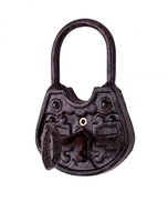 Locker Wall Hanger, 15cm, Brown - Coat Hanger