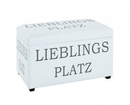 Liebna Bench, 65cm, White/Copper - Bench