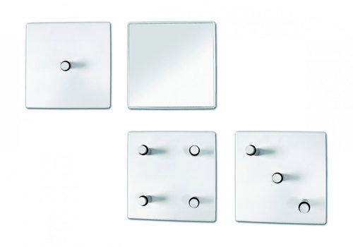 Jordan Wall Coat Rack, Set of 4 pieces, 15cm - Coat Hanger - Main image