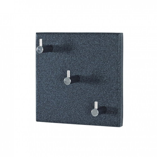 Rowan Wall Rack, 15cm, Anthracite - Coat Hanger - Main image