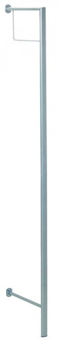 Stand Coat Rack Rhett, 181cm, Silver - Coat Hanger - Main image