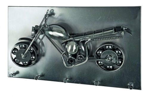 Morton I. Wall Hanger, 35cm, Dark Chrome - Coat Hanger - Main image